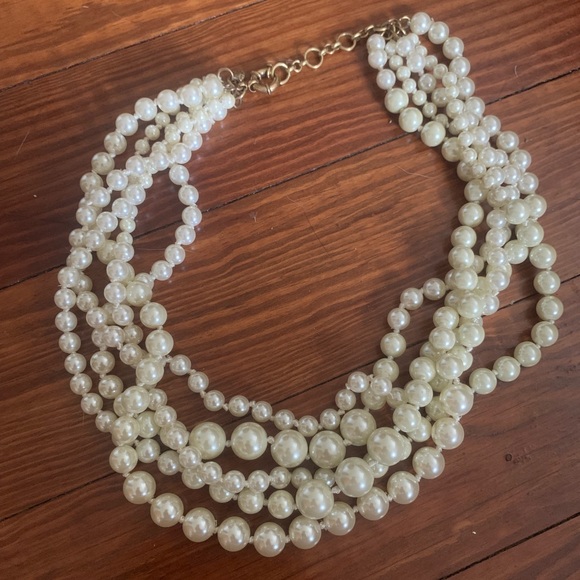 J. Crew Pearl Twisted Hammock Necklace - Picture 4 of 5